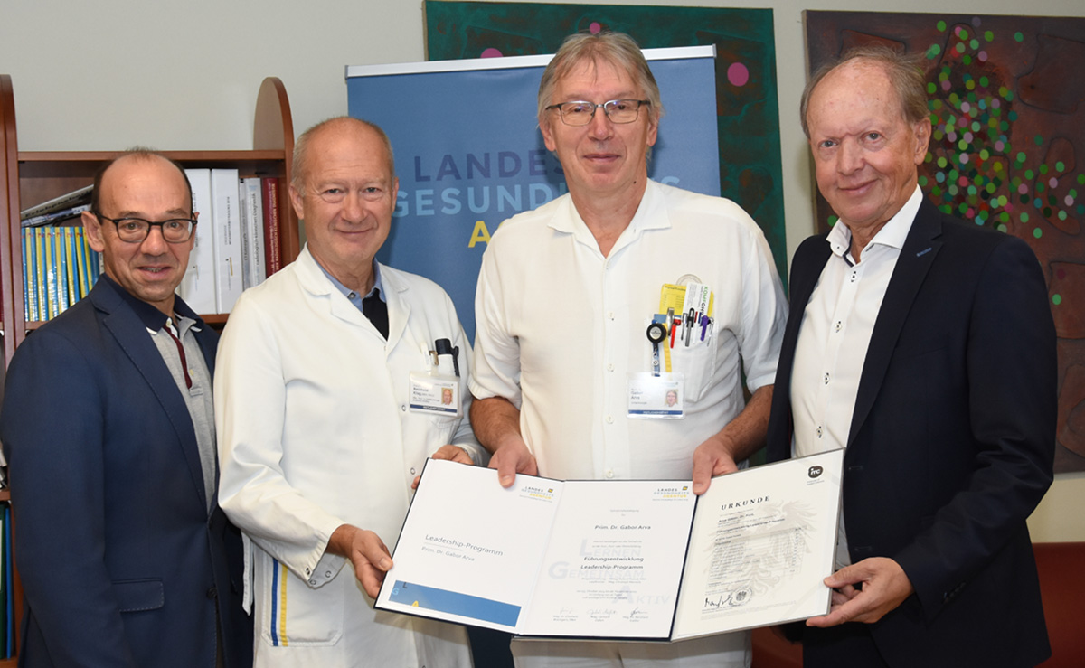 Prim. Gabor Arva: Leadership-Programm erfolgreich abgeschlossen