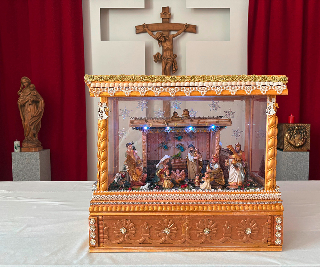 Es weihnachtet: Krippe als Geschenk