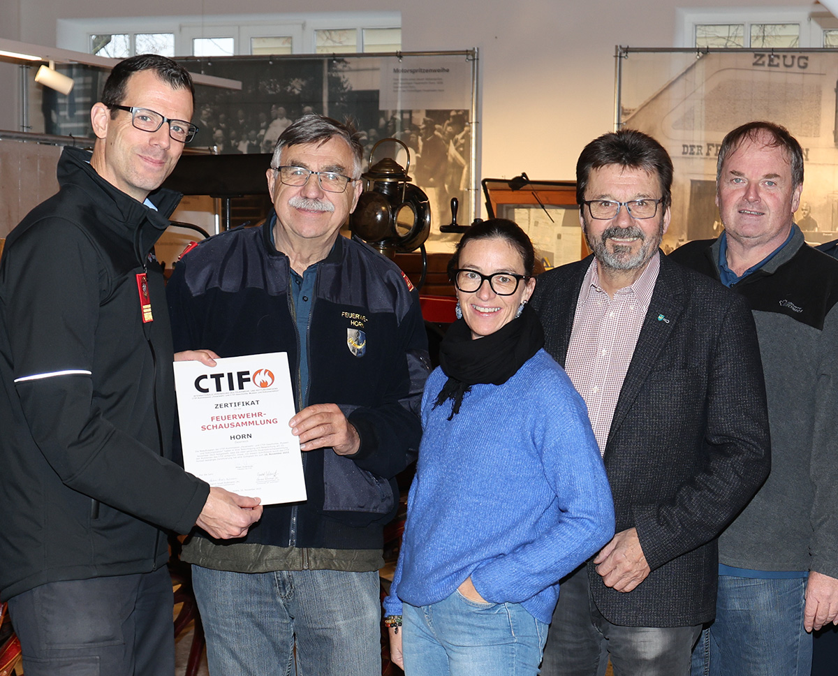 Horner FF-Museum: Erste CTIF-Zertifizierung in ganz Niederösterreich