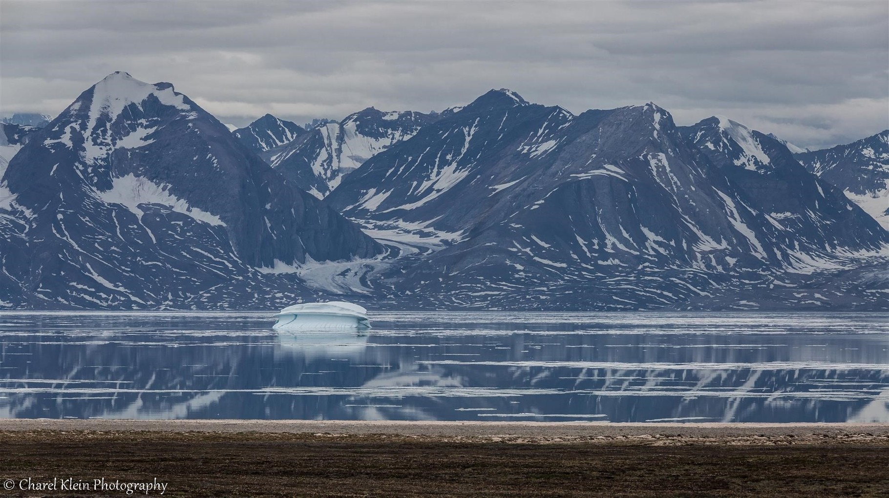 Iceberg behind our camp