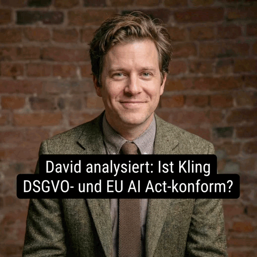 Ist Kling DSGVO- und EU AI Act-konform?