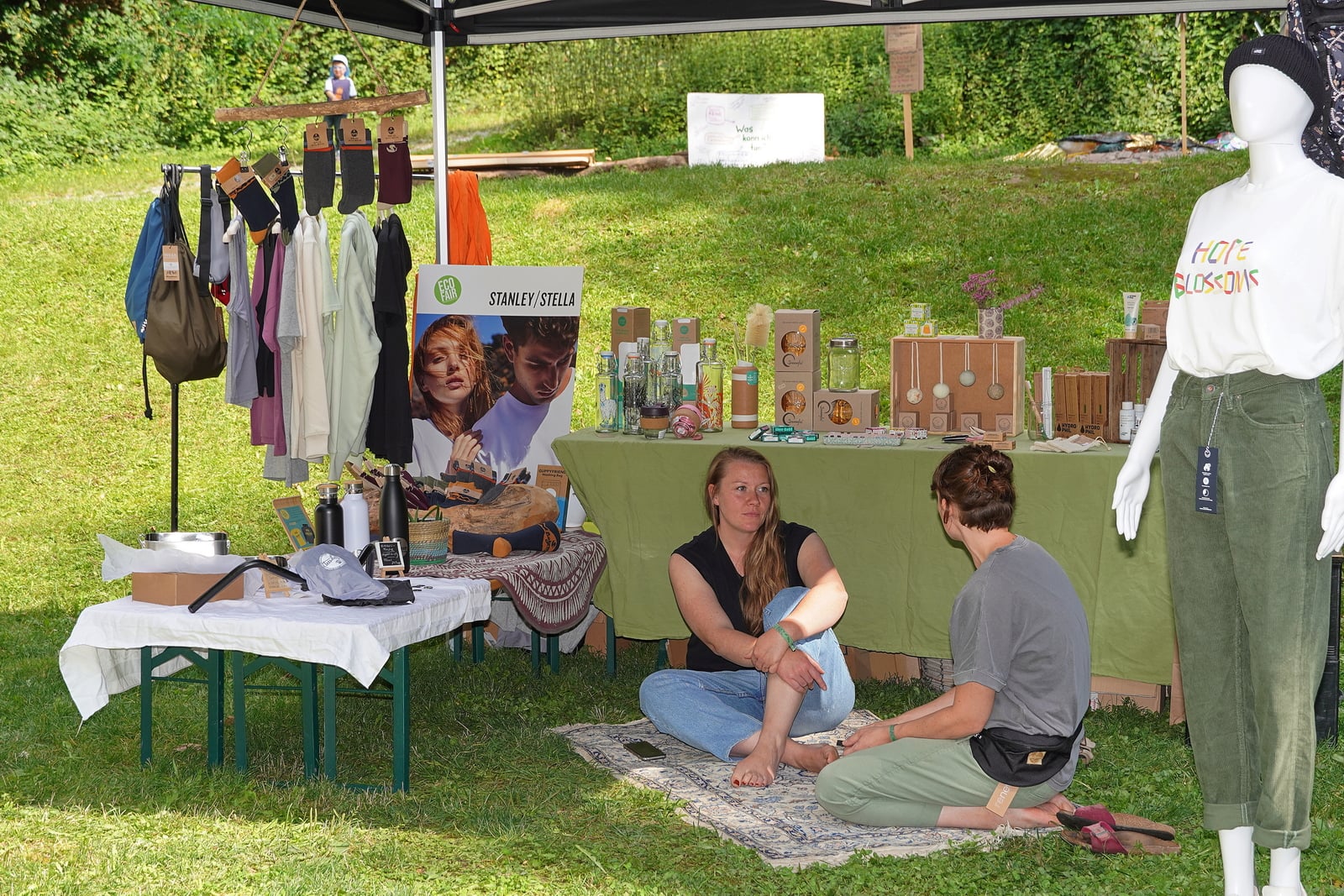 Verkaufsstand von LUVGREEN Aschaffenburg