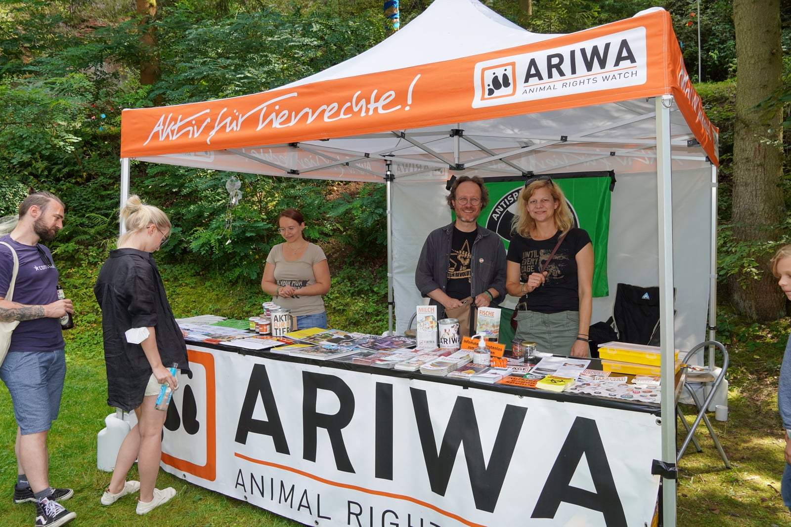 Infostand von ARIWA Ortsgruppe Rhein-Main