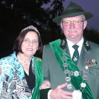 Vogelschießen 2012 Haftal Hjalmar Schmitt und Annemarie Schmitt