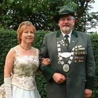 Kreiskönigspaar Gerhard Zahn und Anita Zahn