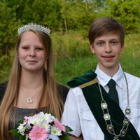 Jugendkönigspaar 2015 Tim Lichtblau und Leonie Günther