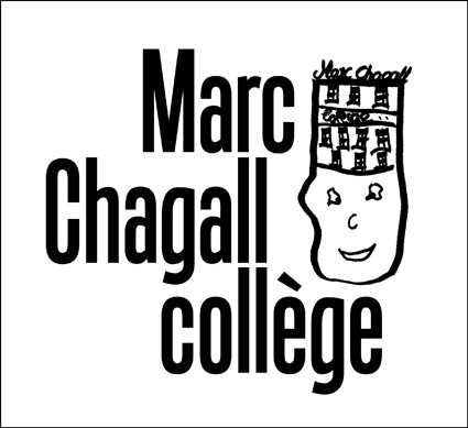 Logo Collège Marc Chagall (Gasny-27) avec la collaboration de S. Jolivet et des collégiens