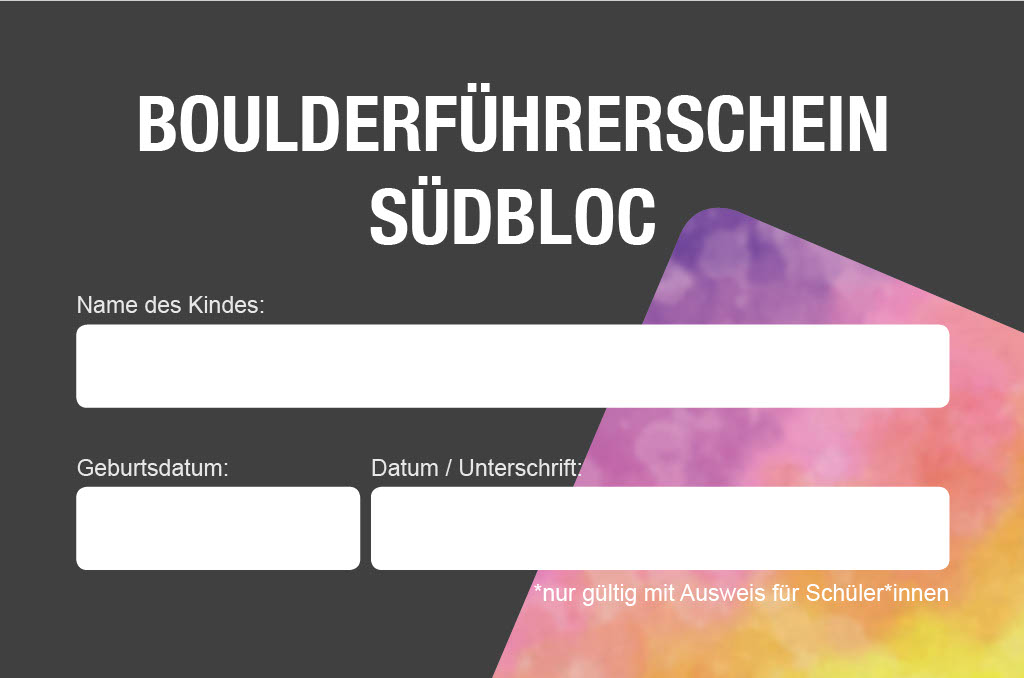 Boulderführerschein