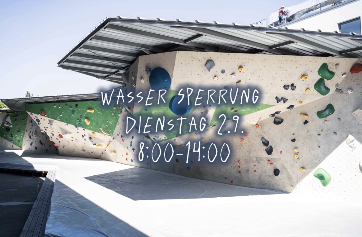 Wassersperrung am Dienstag