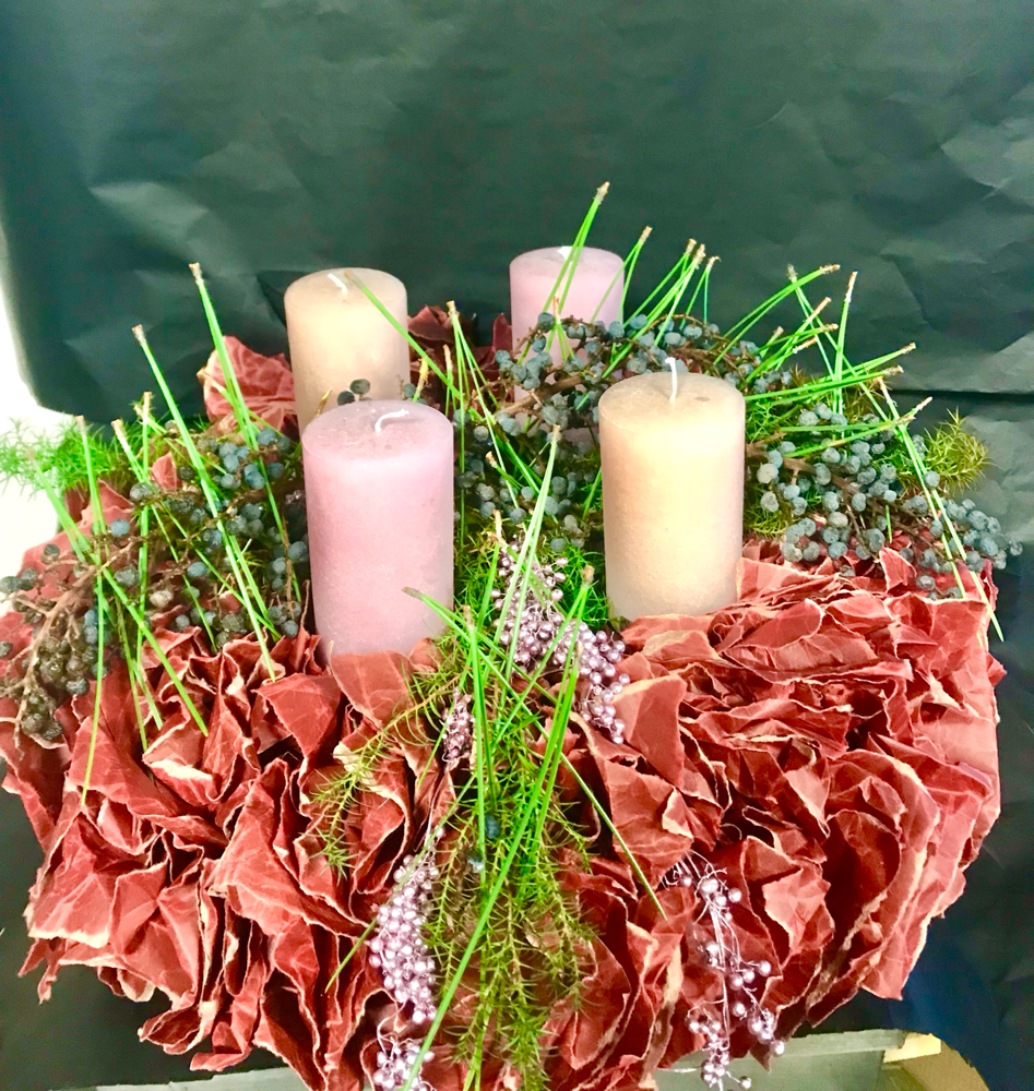 Handgemacht mit Wachspapier 