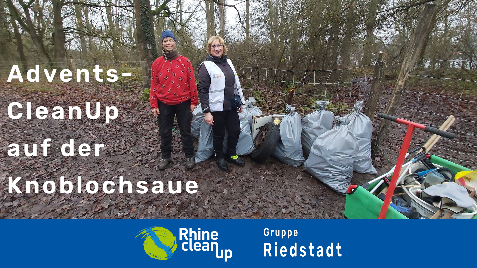 AdventsCleanUp auf der Knoblochsaue