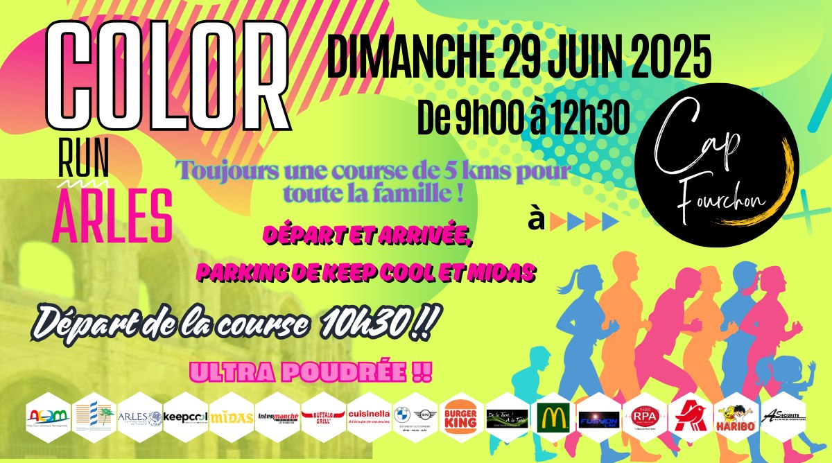 COLOR RUN CAP FOURCHON - ARLES 2025