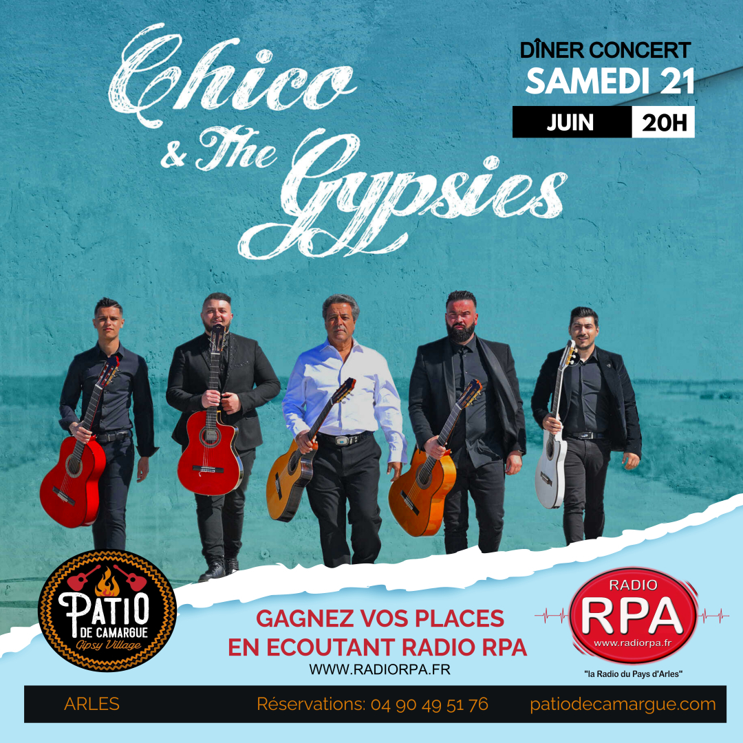 Jeu Chico & the Gypsies au Patio de Camargue 21-06-2025