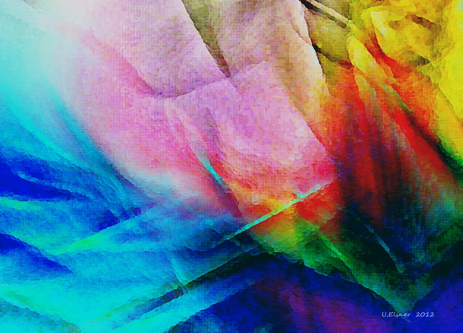 Blaue Irritattion