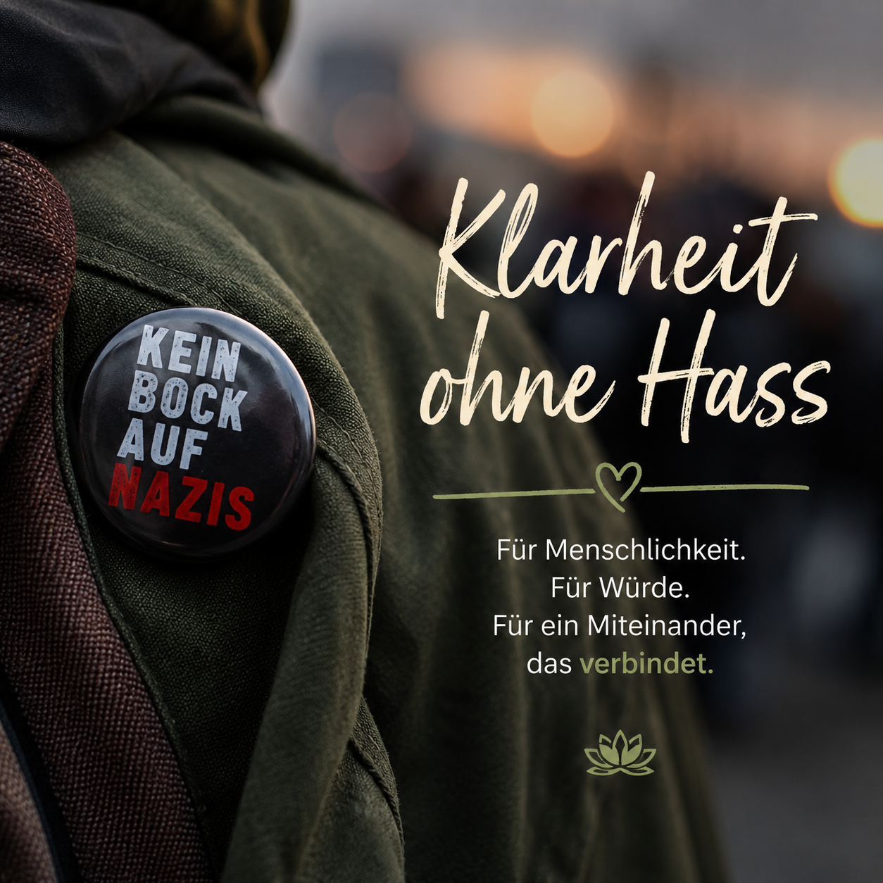 Zwischen Klarheit und Ausgrenzung – warum mein Herz bei manchen Parolen leise wird