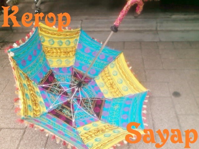 エスニック☆カラフルインド刺繍 パッチワーク日傘】 - アジアン