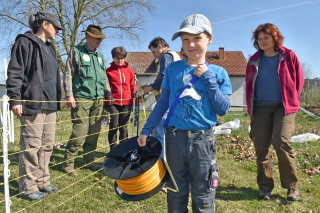 Auch unsere jüngsten Teilnehmer waren fleißig. Foto: Brigitte Sommer