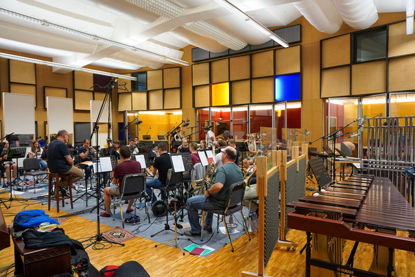 Brass Band Berner Oberland BBO unter der Leitung von Corsin Tuor