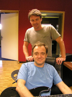 Florian Ast mit Guy Pratt (Bassist von Pink Floyd)