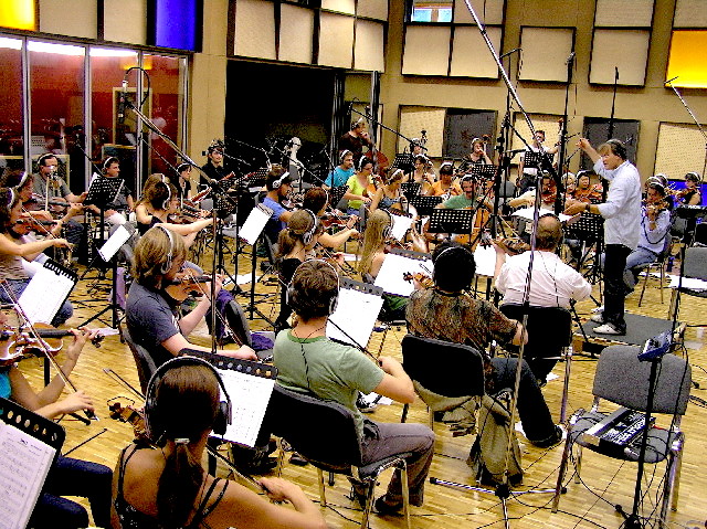 21st Century Orchestra unter der Leitung von Ludwig Wicki - Soundtrack Aufnahmen zum Film "Der grosse Kater"