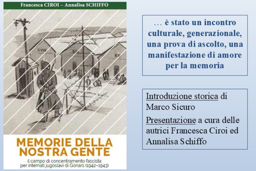 A cena con la storia