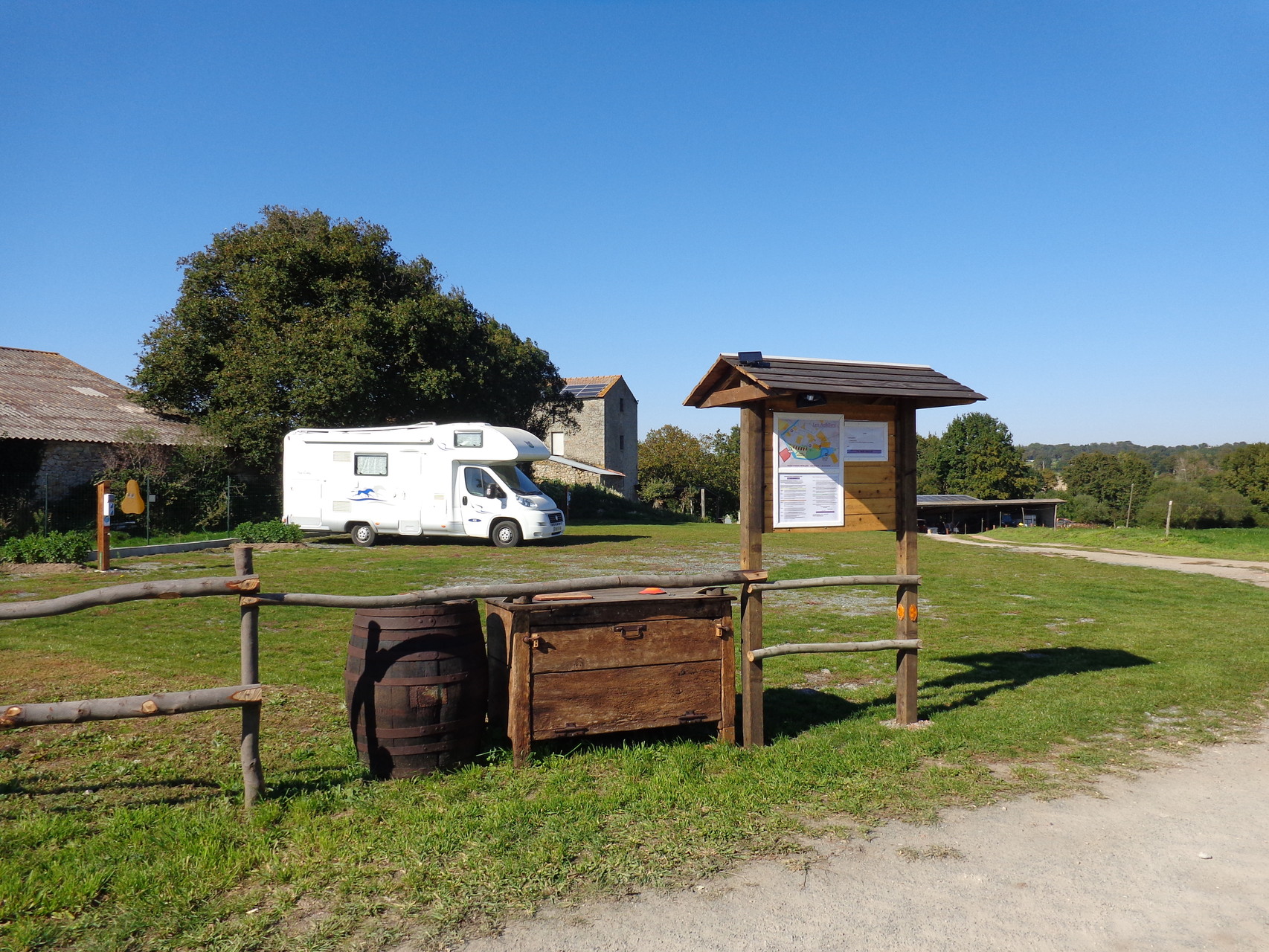 Panneau d'informations