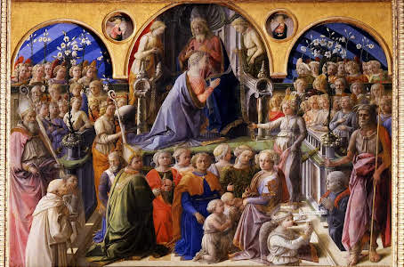 The Coronation of the Virgin by Filippo Lippi