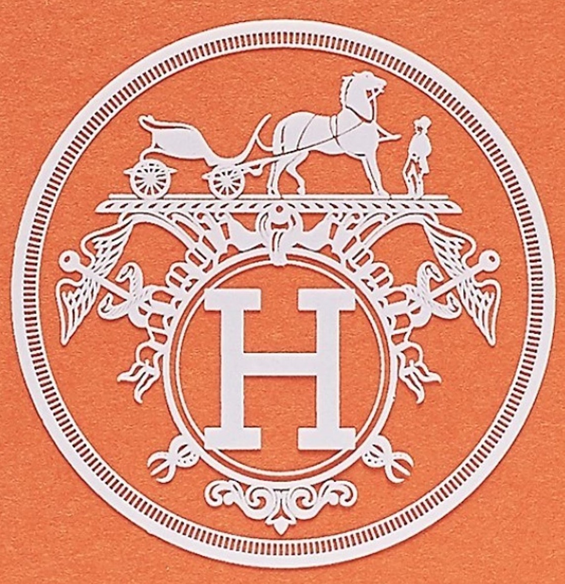 The logo of the French brand "Hermès"