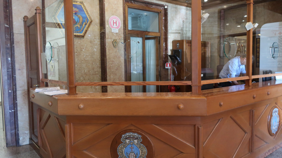 Reception desk, Fate Bene Fratelli Hospital