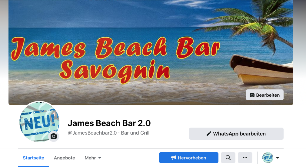 Neuste Nachrichten jetzt auf Facebook James Beach Bar 2.0