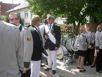 Das Fest begann mit einem Empfang beim scheidenden König Horst in der "Königsallee"