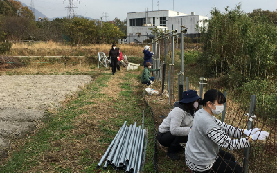 2021年11月21日(日) 獣害対策柵づくり