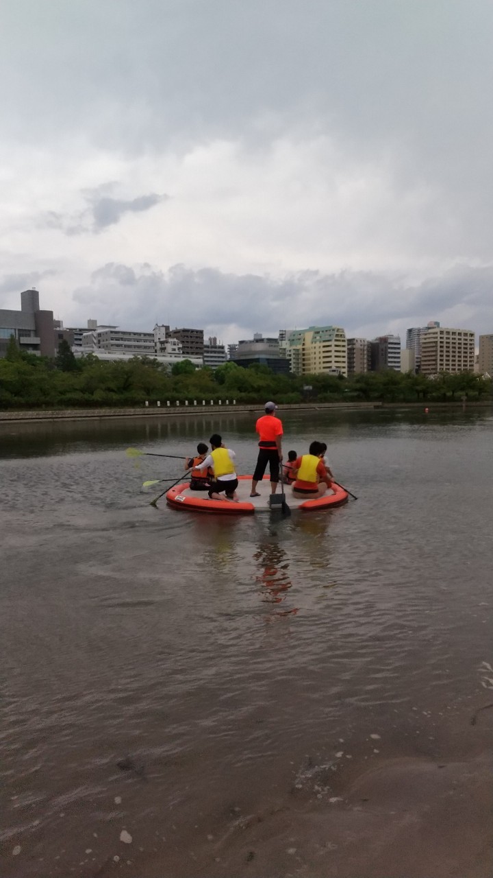 サップで水上散歩！