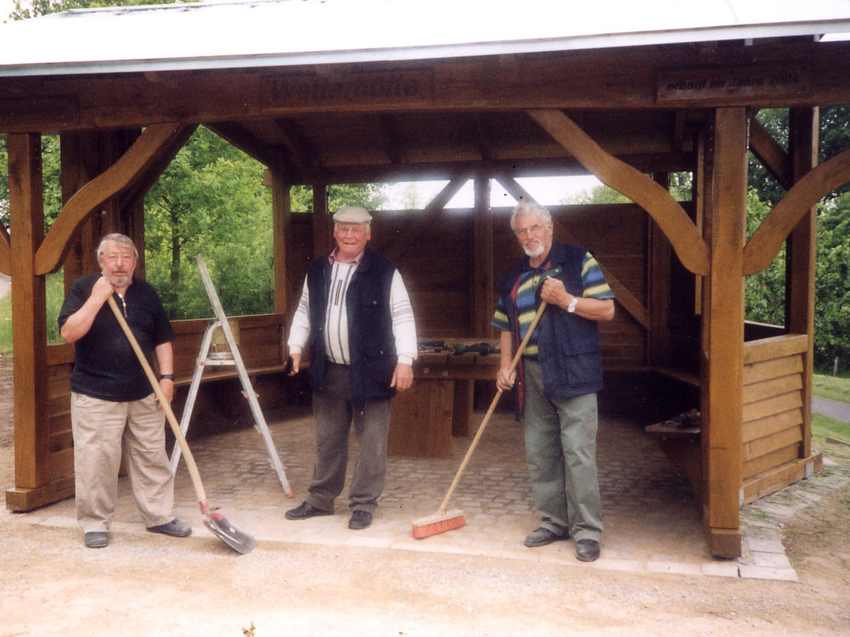 Den Feinschliff erstellen Armin Neumann, Josef Schröer und Josef Pellemann