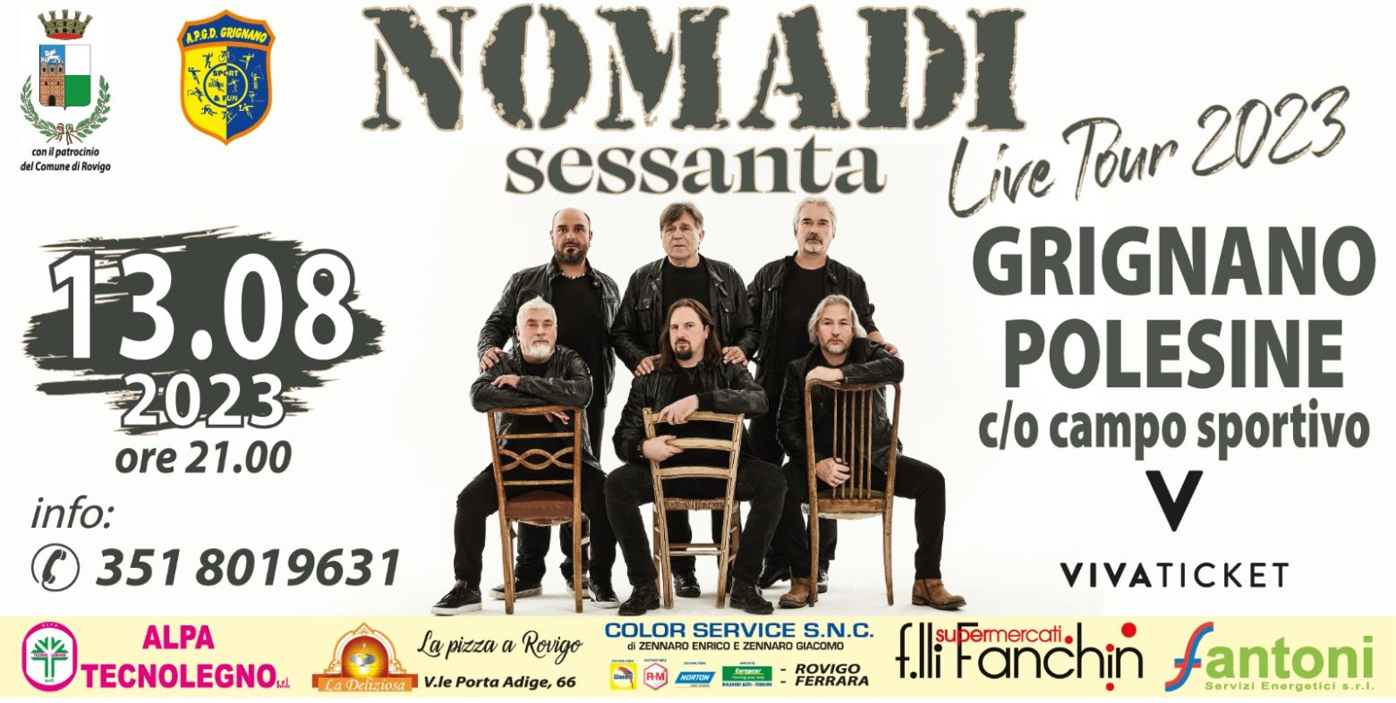 All'Agosto Grignanese i Nomadi in concerto