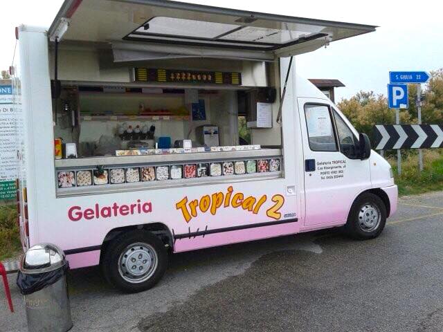 Il Gelato itinerante del Basso Polesine viaggia in furgone