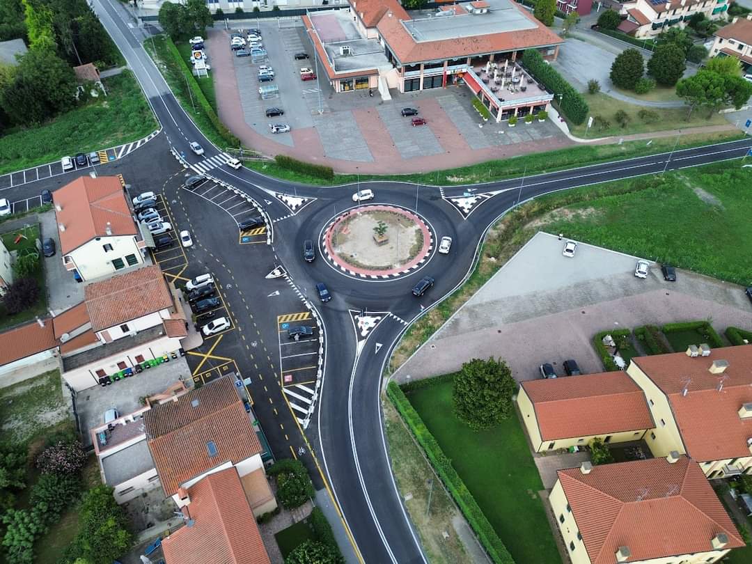San Martino di Venezze. Inaugurata a nuova rotatoria