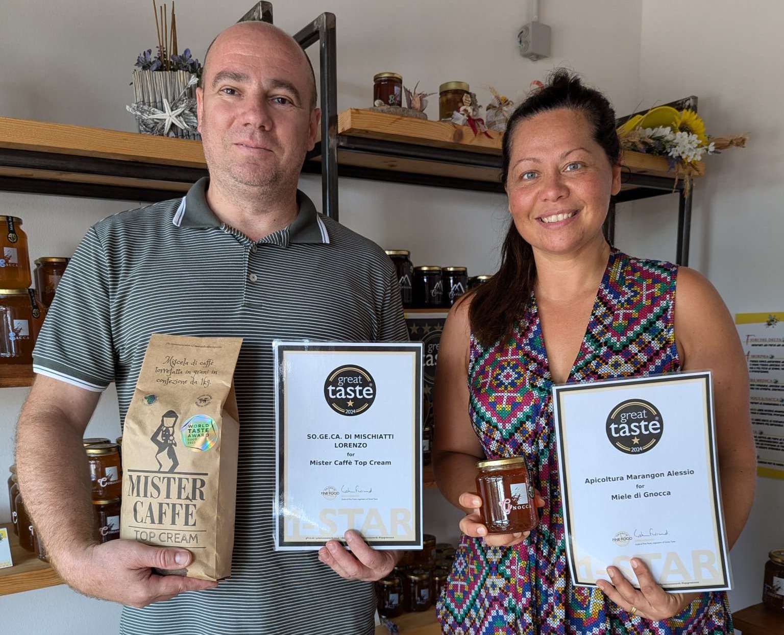 Caffé e miele del delta del Po ai vertici del mondo per qualità e gusto.