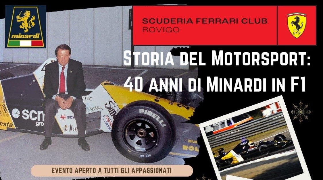 Una serata con una leggenda della Formula 1 a parlare di motorsport.