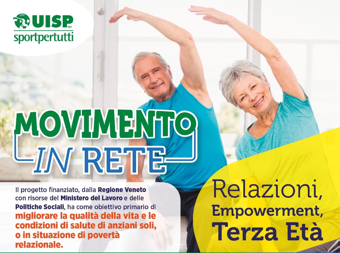 Con Uisp ginnastica a domicilio per gli anziani