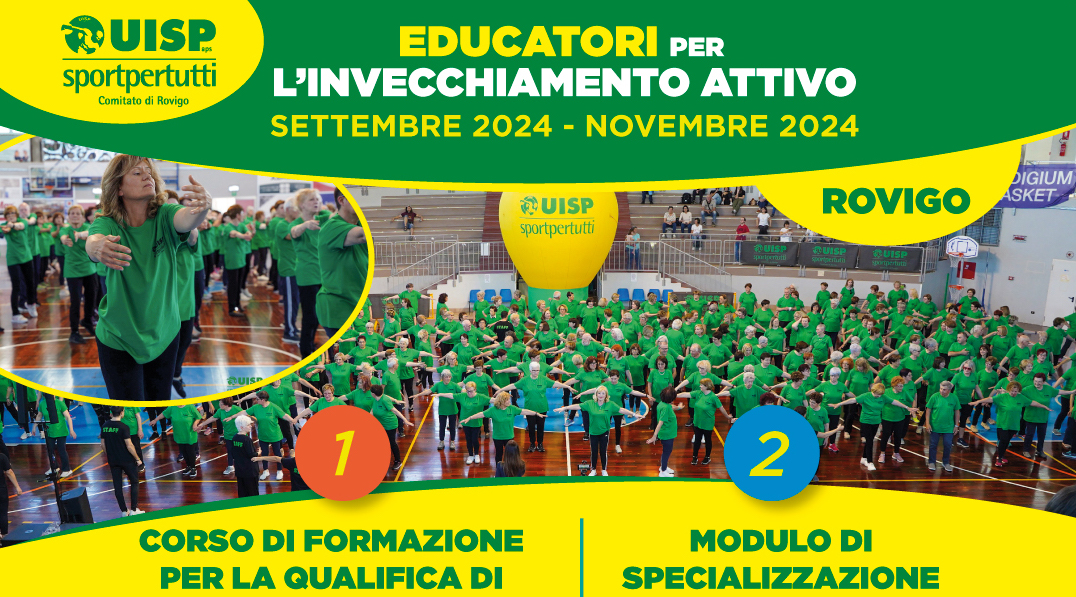 UISP Rovigo APS: Al via il Corso "Educatori per l’Invecchiamento Attivo"