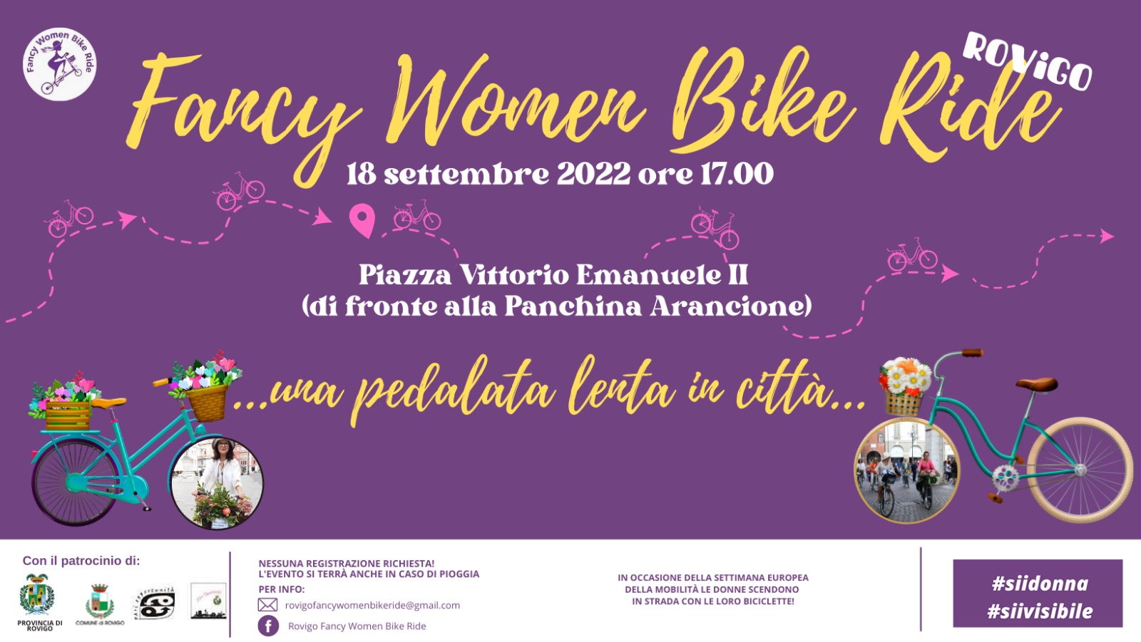 Fancy Women Bike Ride. Una pedalata lenta in città