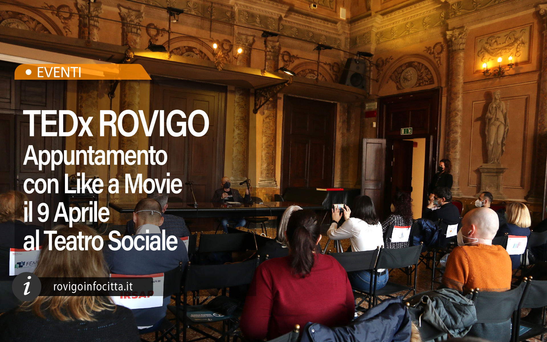 La settima edizione di TEDxRovigo torna in presenza con Like a Movie