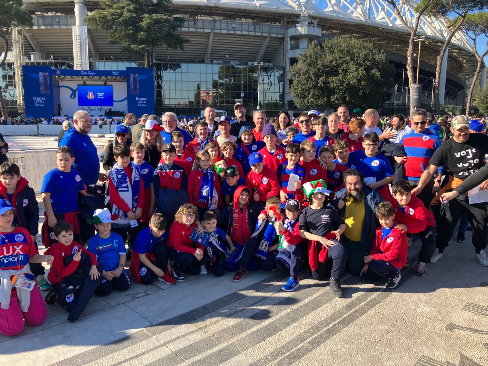 TRASFERTA INDIMENTICABILE A ROMA PER IL MINIRUGBY DELLA MONTI RUGBY ROVIGO JUNIOR