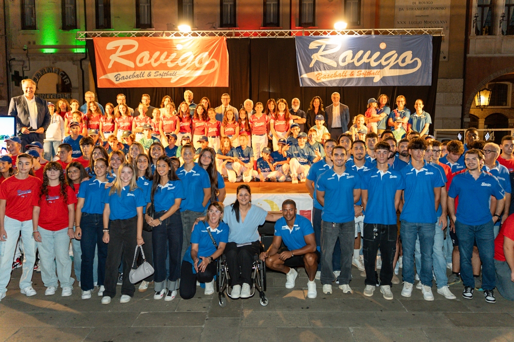 La "Baseball Night" infiamma il centro storico di Rovigo