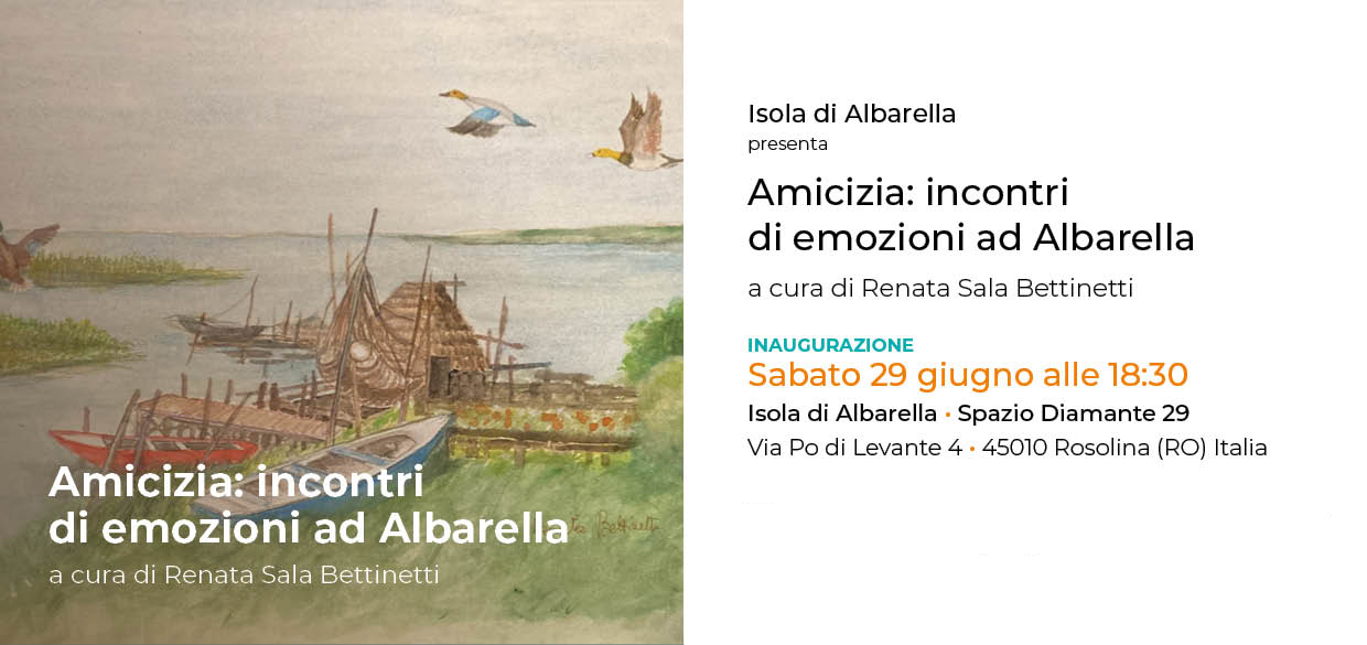 Albarella. Apre il calendario degli appuntamenti la mostra di Renata Sala Bettinetti