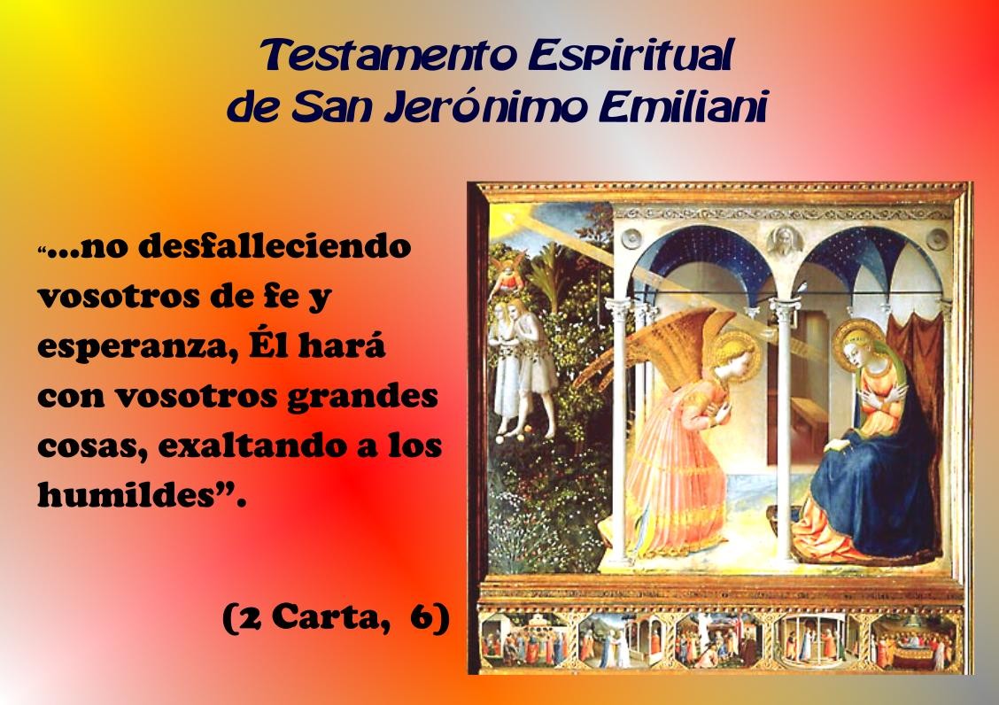 Vida De San Jeronimo Emiliani Narrada Http Marededeudelroserbadalona Jimdo Com