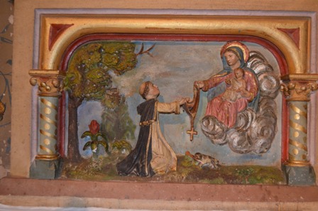 Bas-relief Autel du Rosaire