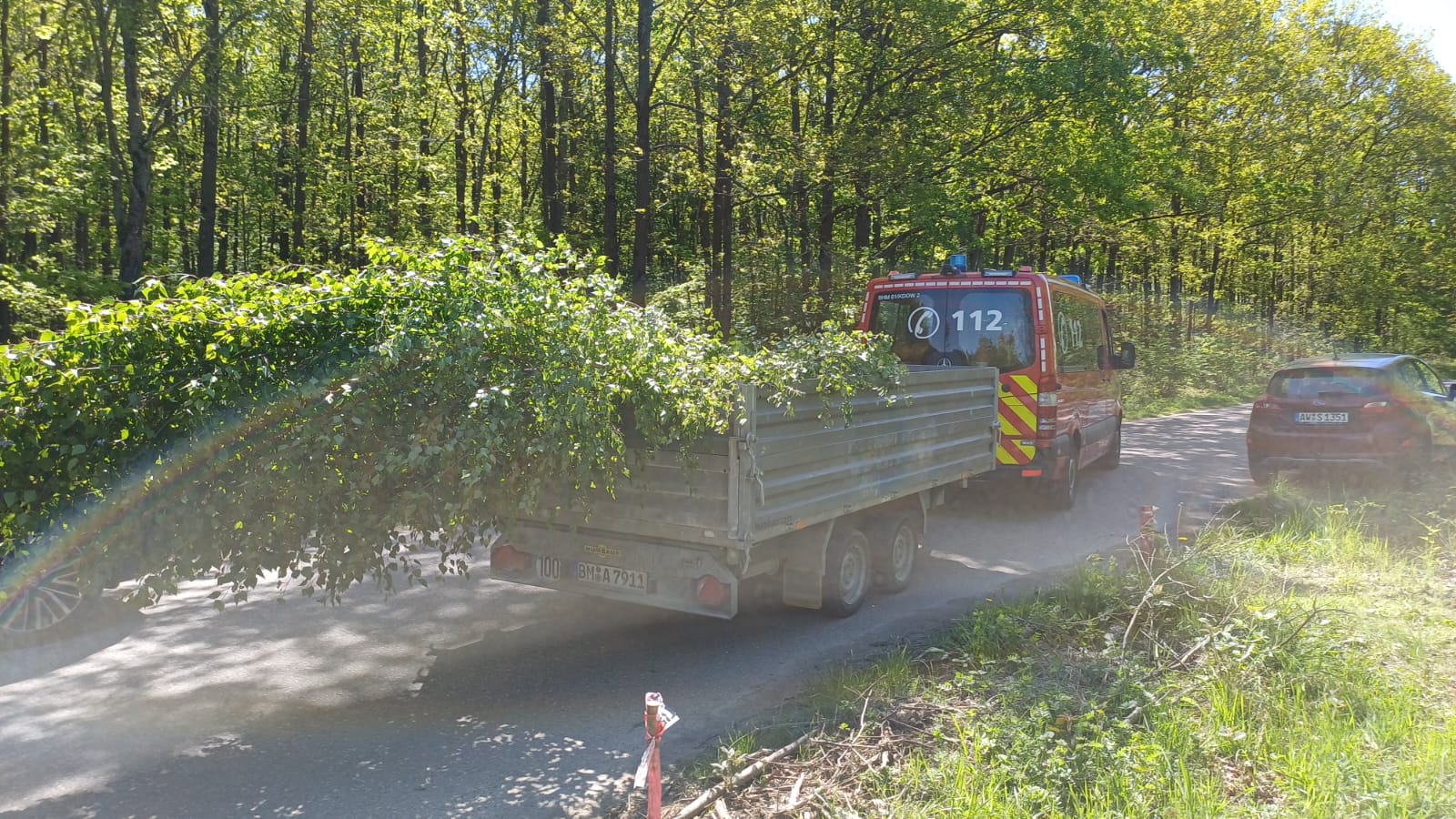 Hurra, hurra, die Feuerwehr war da.