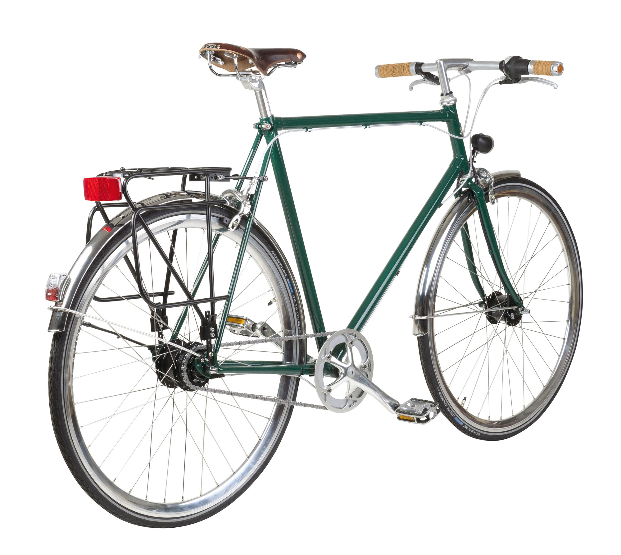 fahrrad mit stahlrahmen